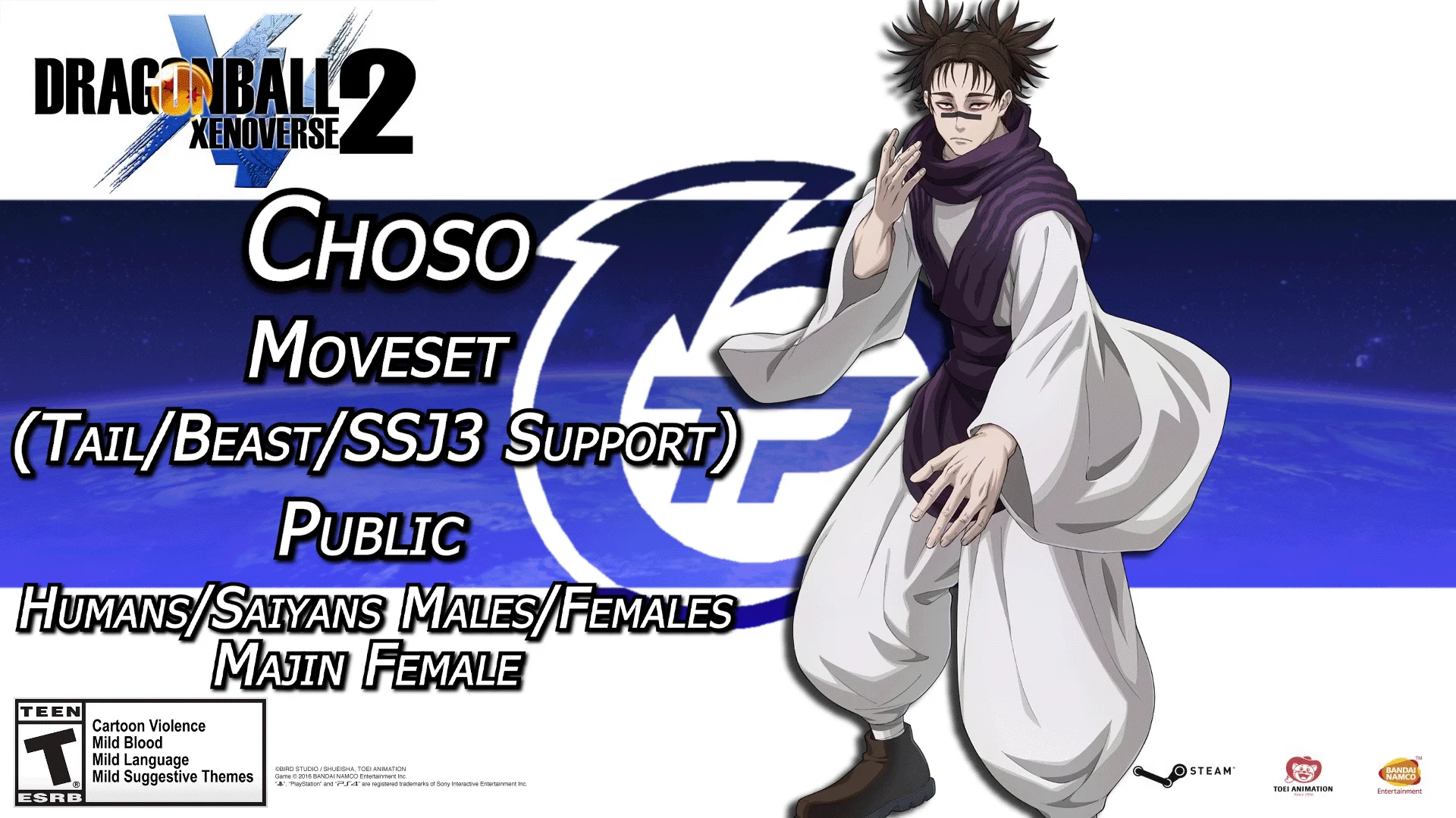 Choso Moveset CC #6 (Public Release) - Dragon Ball Xenoverse 2 Mod