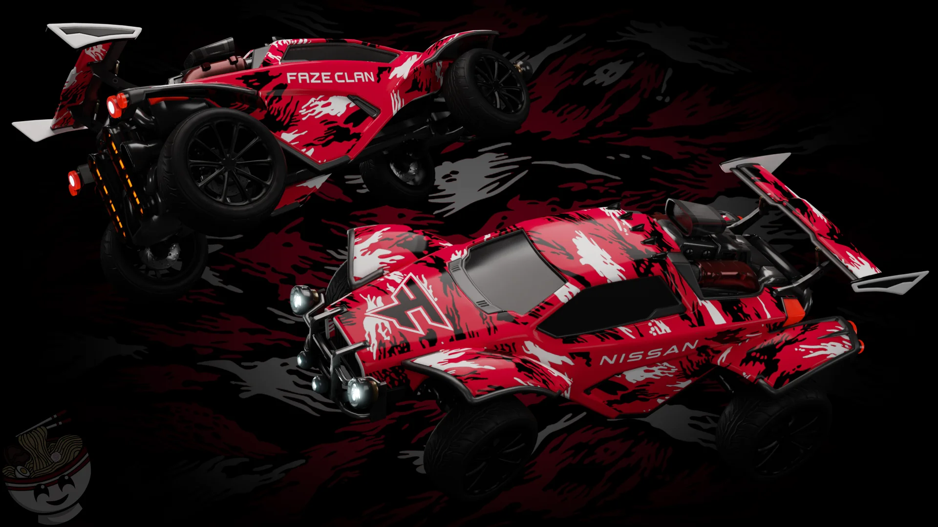 21-22 Faze Clan Home and Away Octane Decals - Rocket League Mod - Video ...