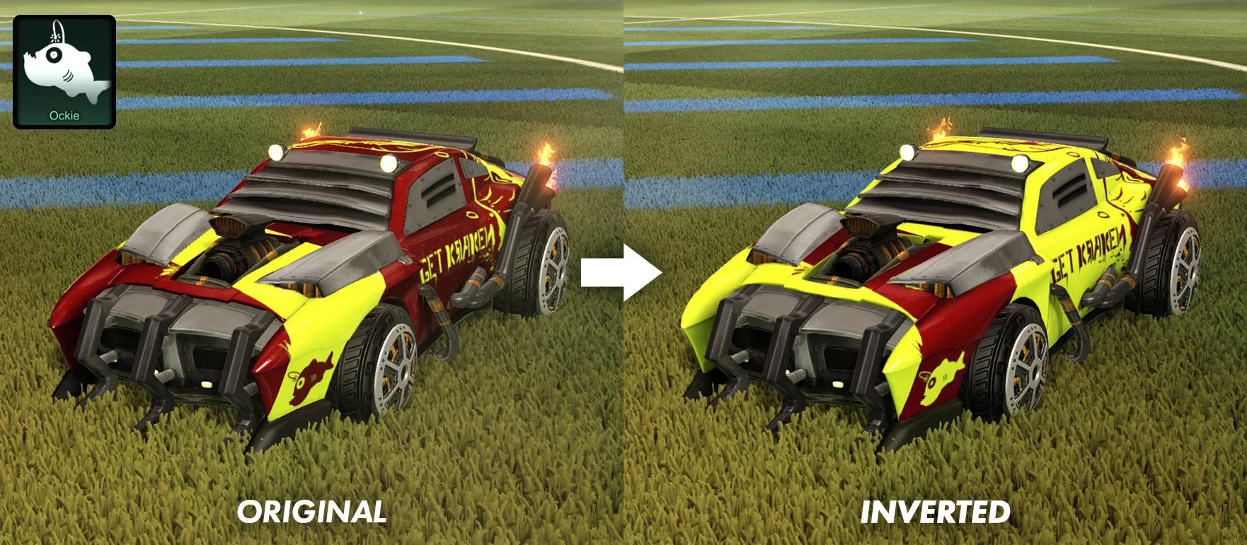 [Ripper] Inverted Decals - Rocket League Mod - Video Game Mods | VGM