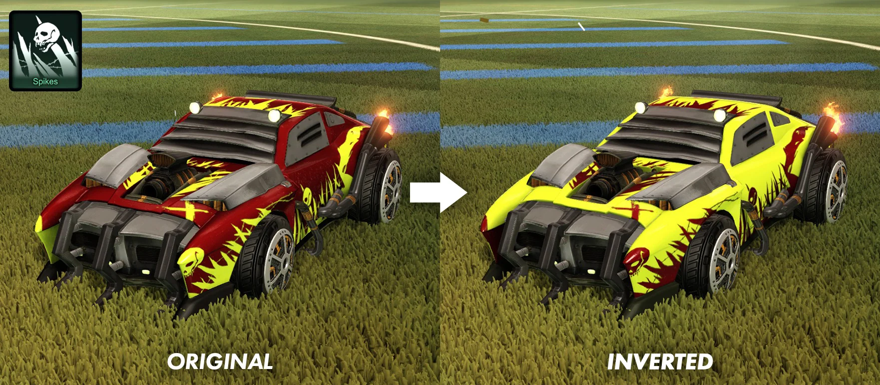 [Ripper] Inverted Decals - Rocket League Mod - Video Game Mods | VGM