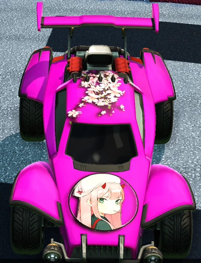 Rocket League ZeroTwo decal - Rocket League Mod - Video Game Mods | VGM
