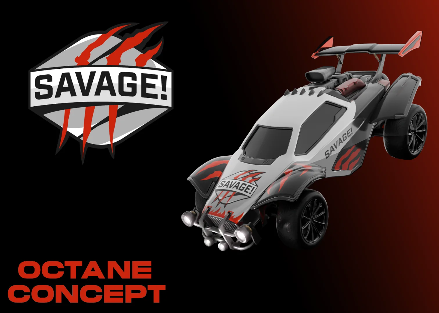 Savage! Octane Decal - Rocket League Mod - Video Game Mods | VGM